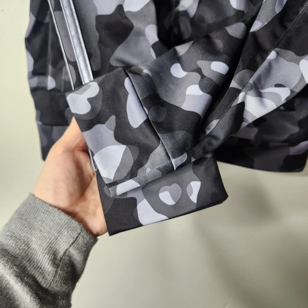 Adidas Boys Iconic Tricoat Camo Jacket Size‎ Youth Medium
